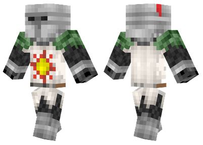 solaire of astora minecraft skin.